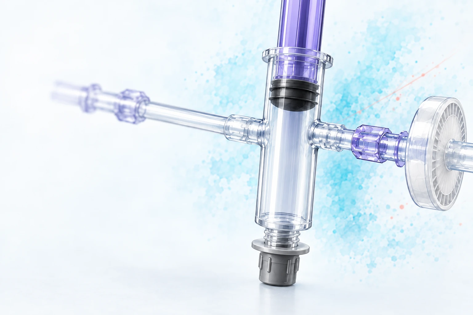 CryoKeep product rendering on a pale blue watercolour background